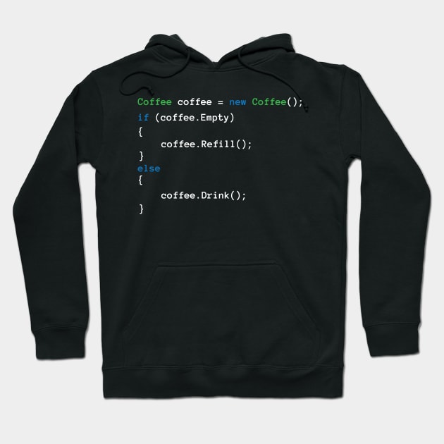 Coffee Code Hoodie by b34poison